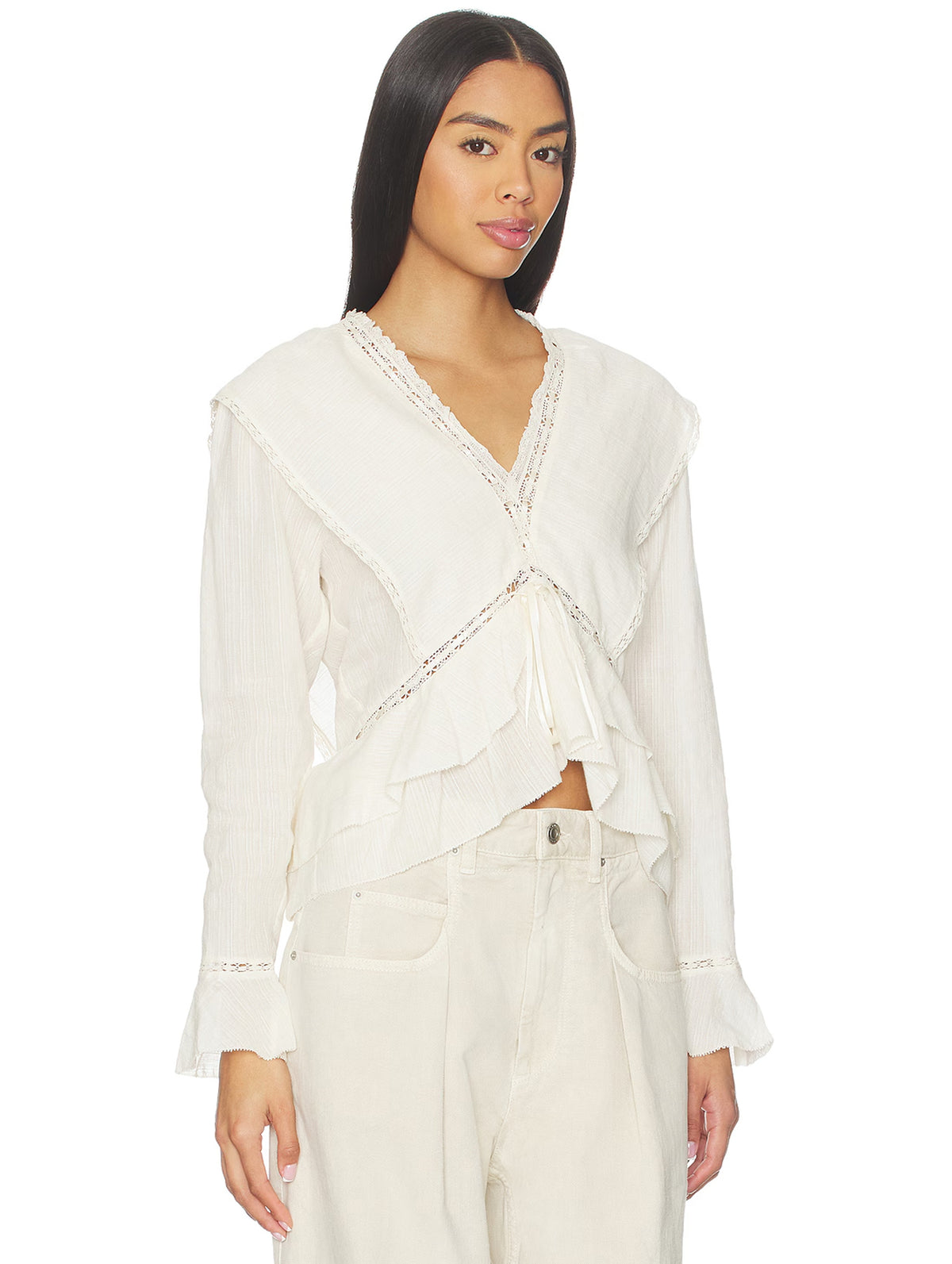 Damienne Top in Ecru