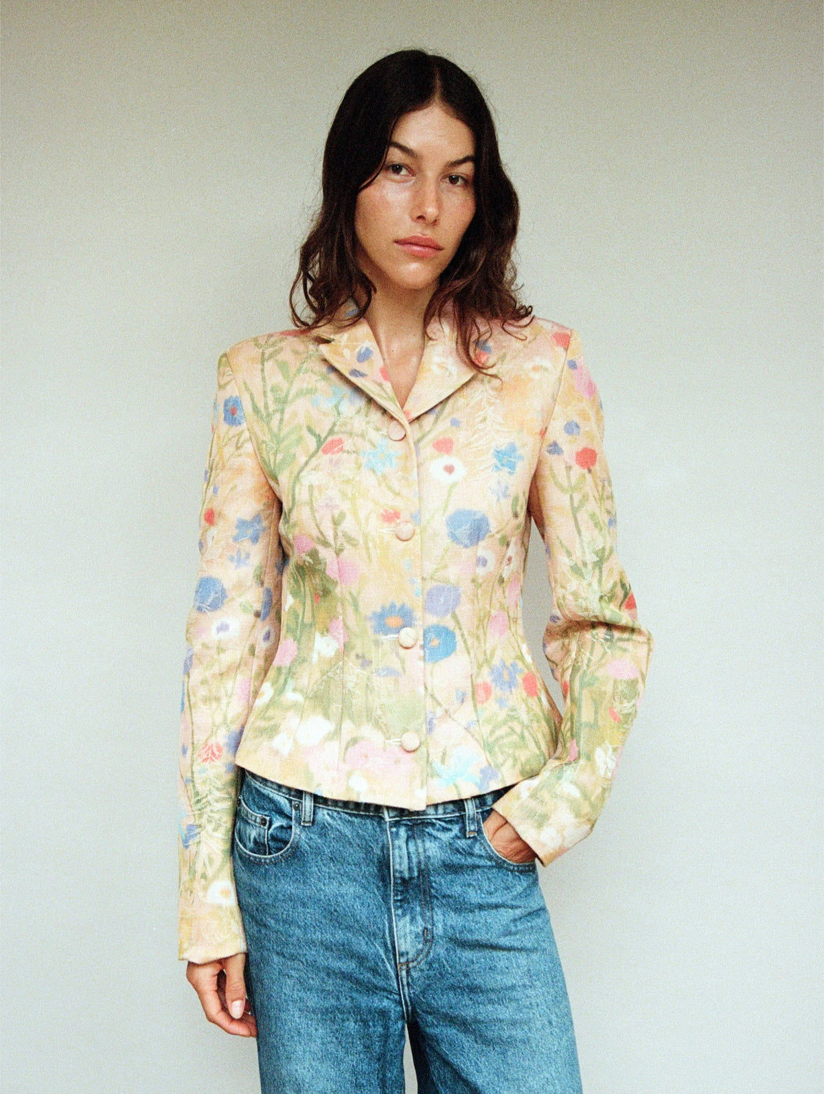 Darling Blazer in Pressed Flowers