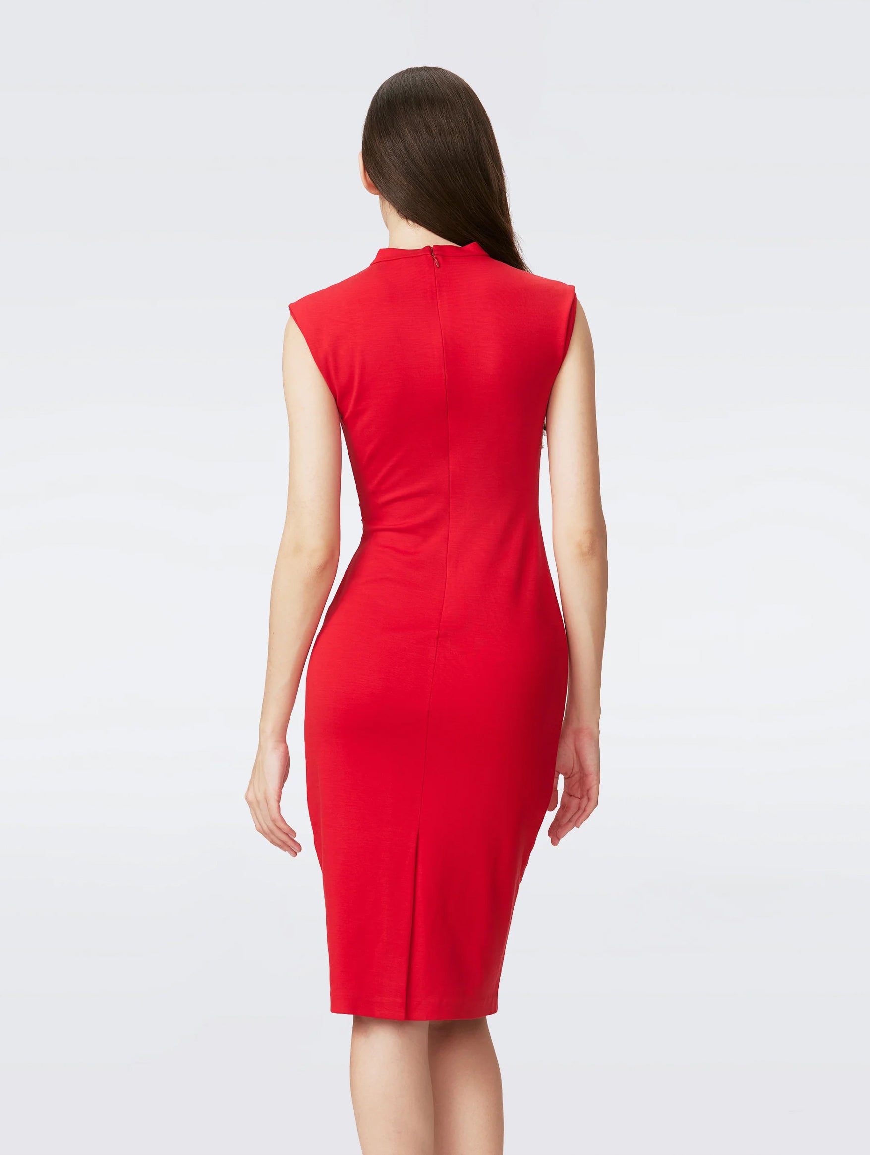 Darrius Dress in Akane Red