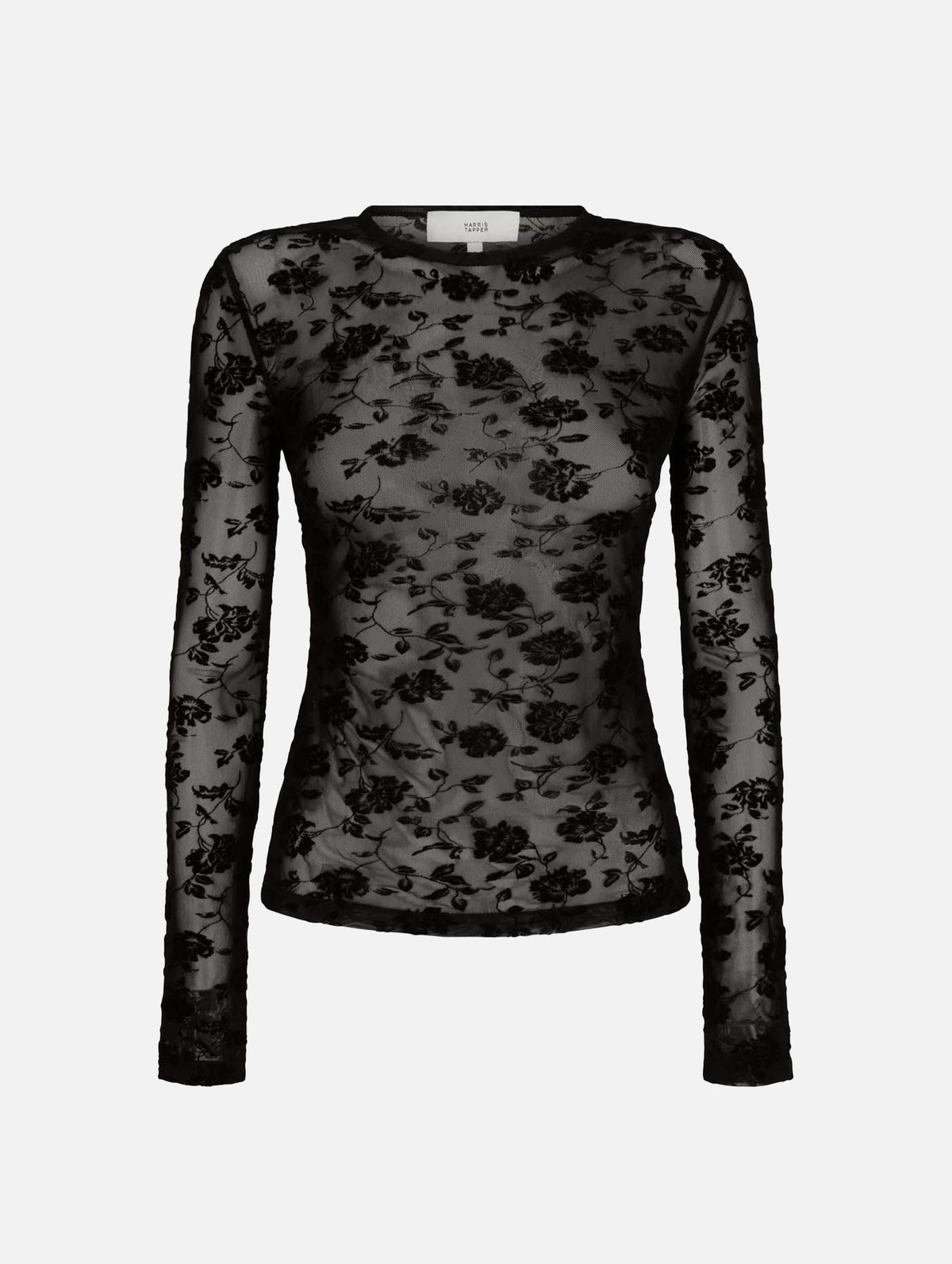 Darvos Velvet Top in Black