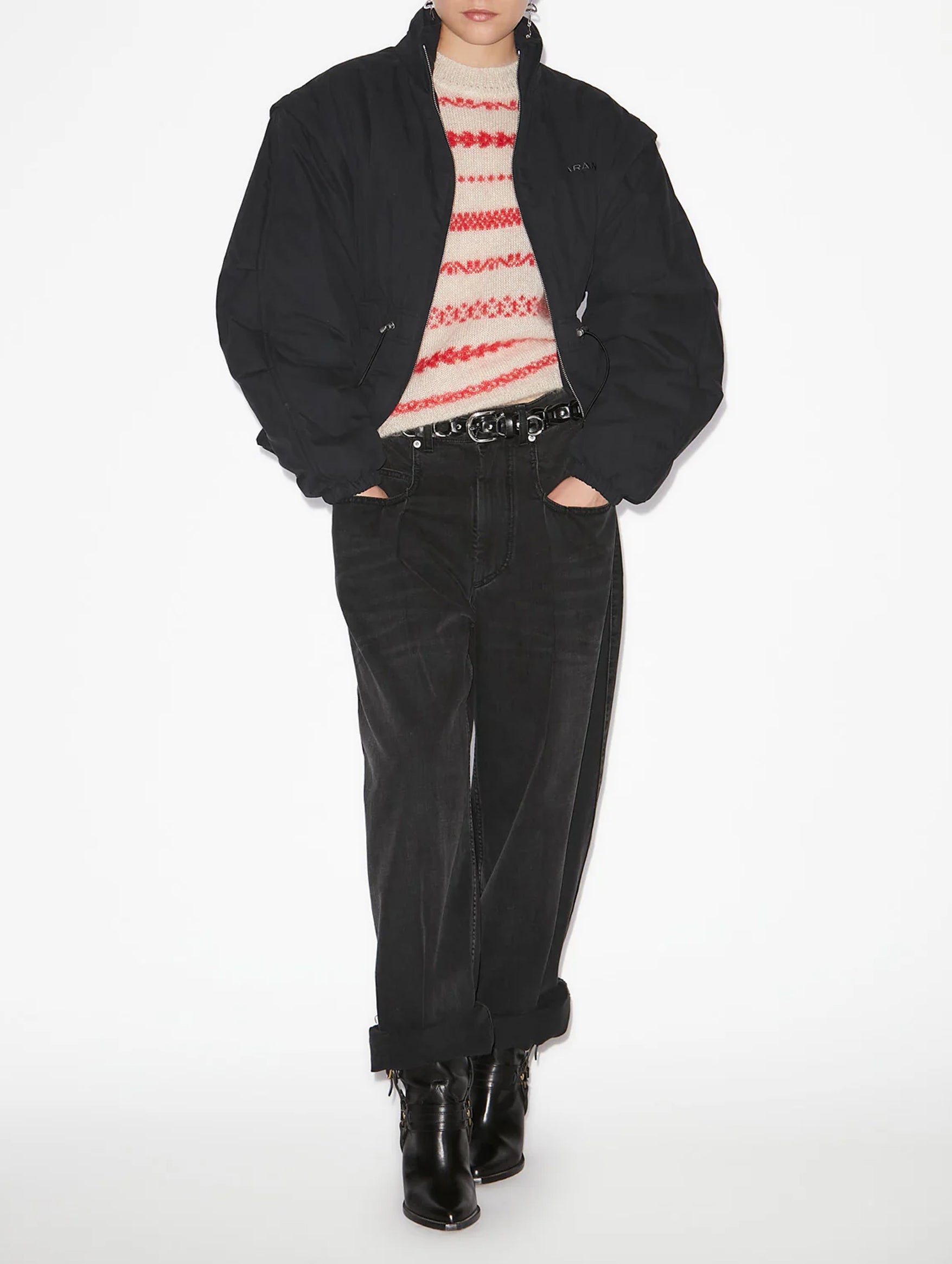 Dastyni Jacket in Faded Black