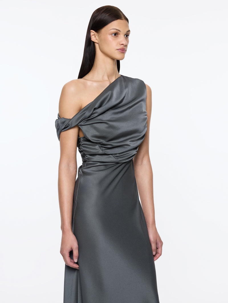 Davie Dress in Slate