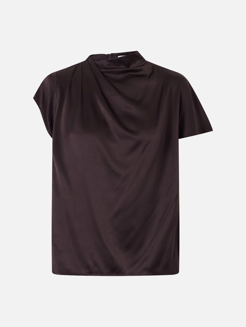 Davina Silk Top in Earth