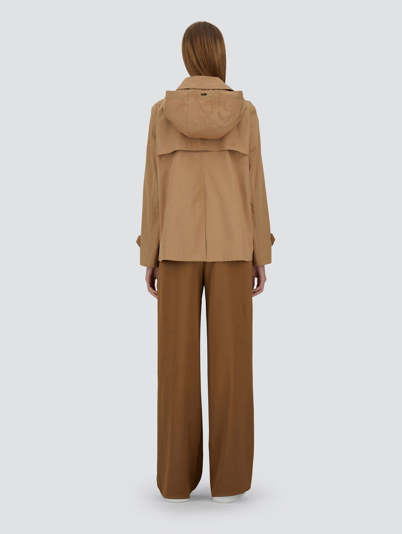 Dean Pea Coat in Camel