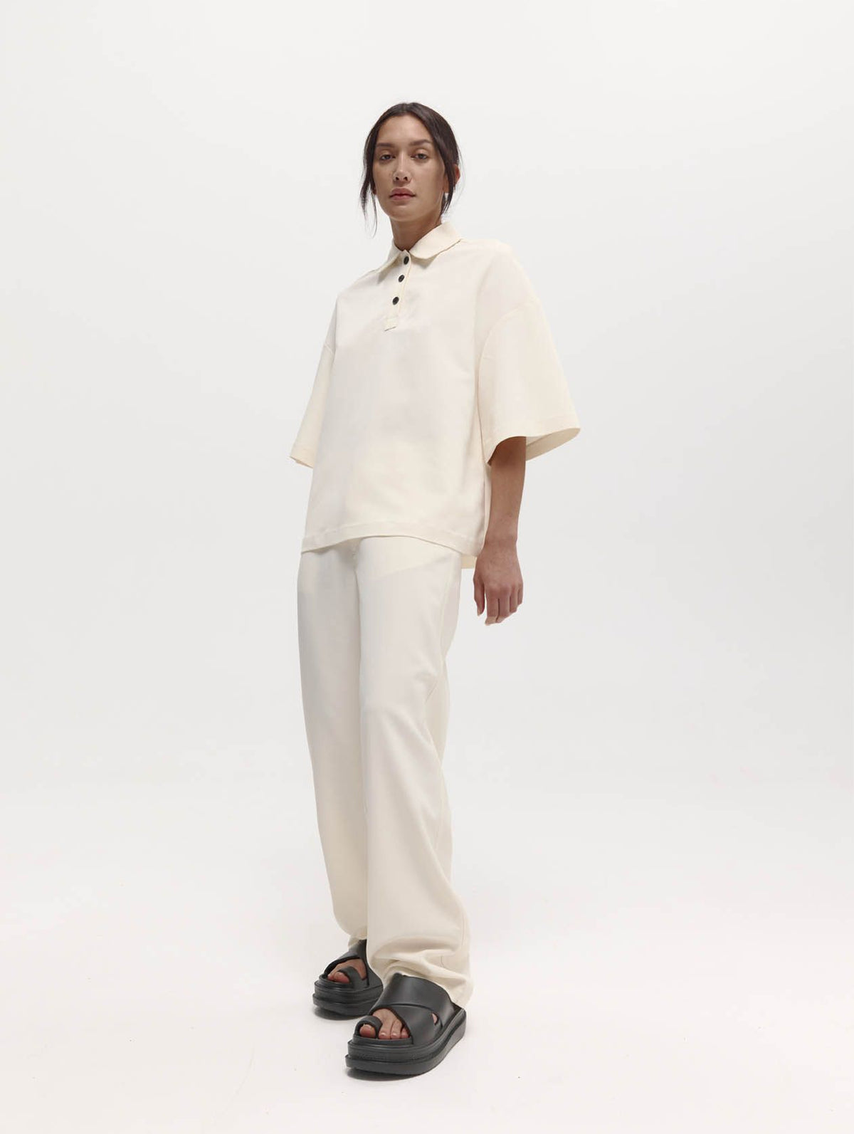 Dean Trouser in Cream
