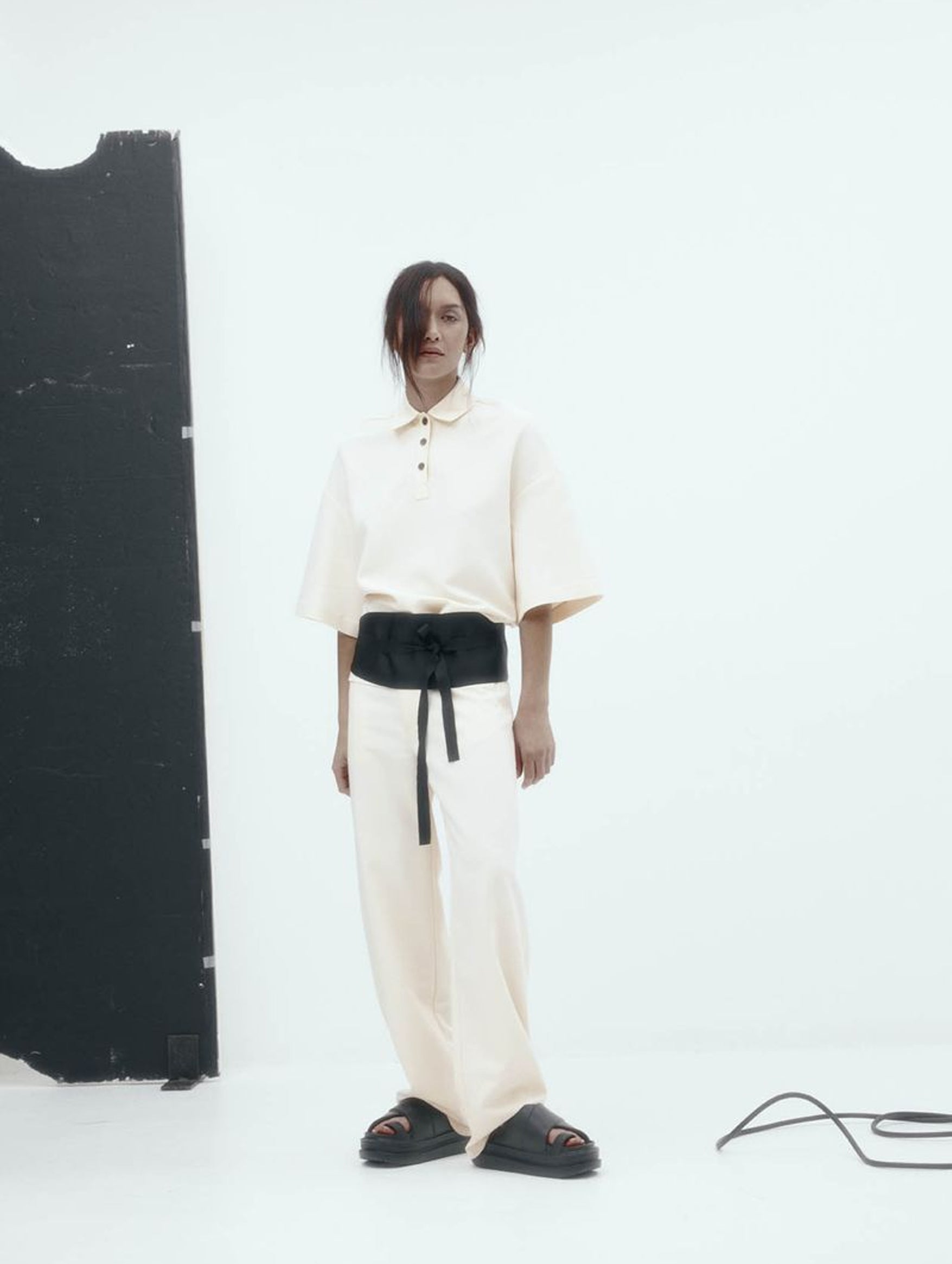 Dean Trouser in Cream