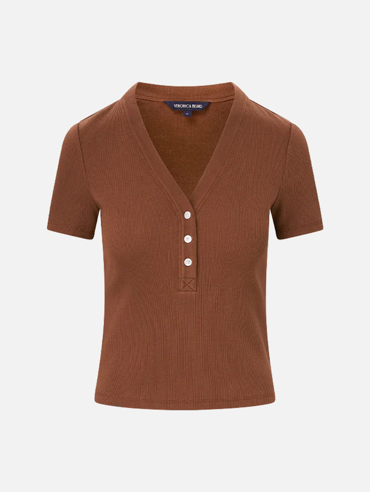 Short Sleeve Dekalb Top in Light Chicory