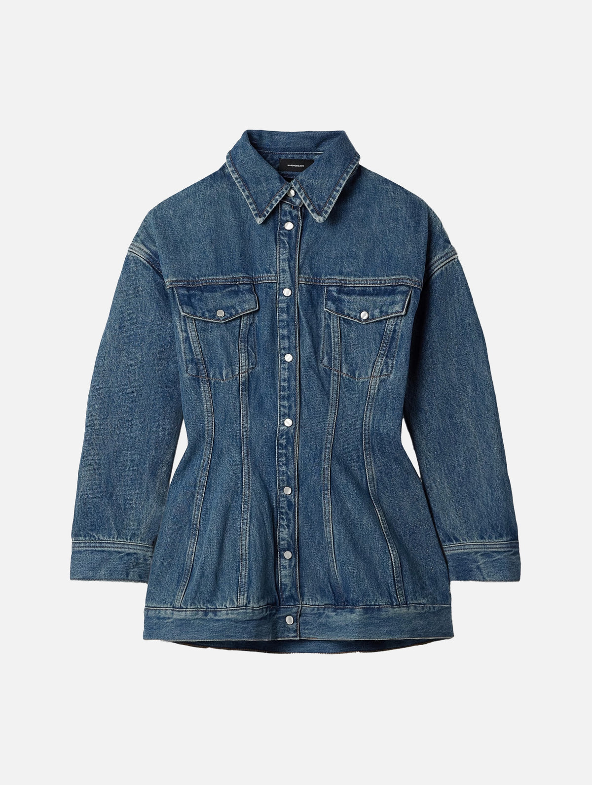 Denim Contour Jacket in Indigo