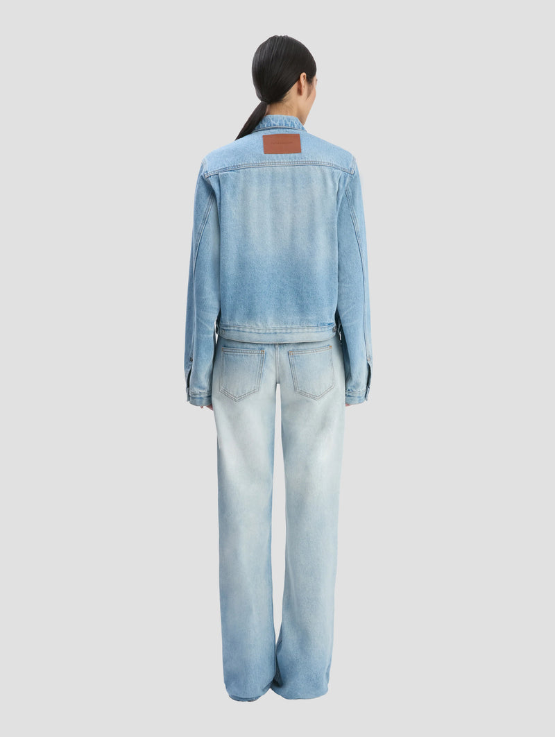 Denim Trucker Jacket in Heritage Blue