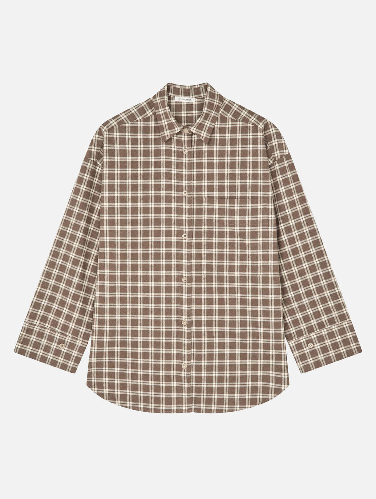 Derris Flannel Shirt in Fosil
