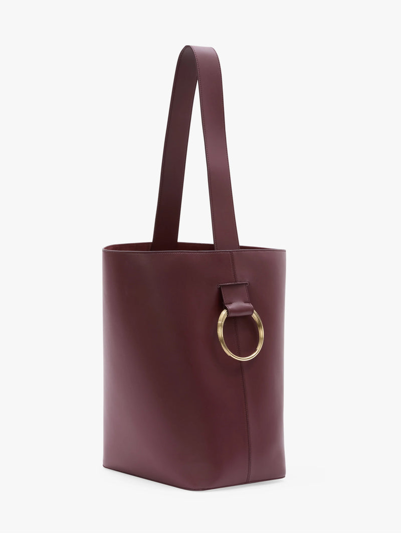 The Dia Bucket Bag in Dark Burgundy