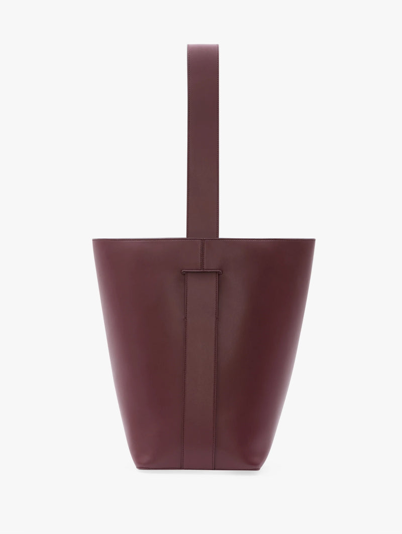 The Dia Bucket Bag in Dark Burgundy