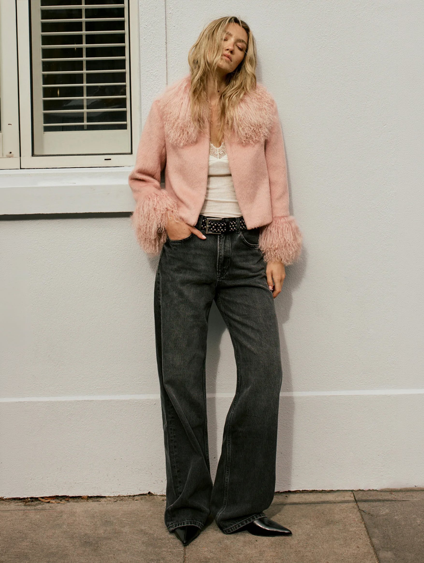 Dolly Jacket in Strawberry Milk