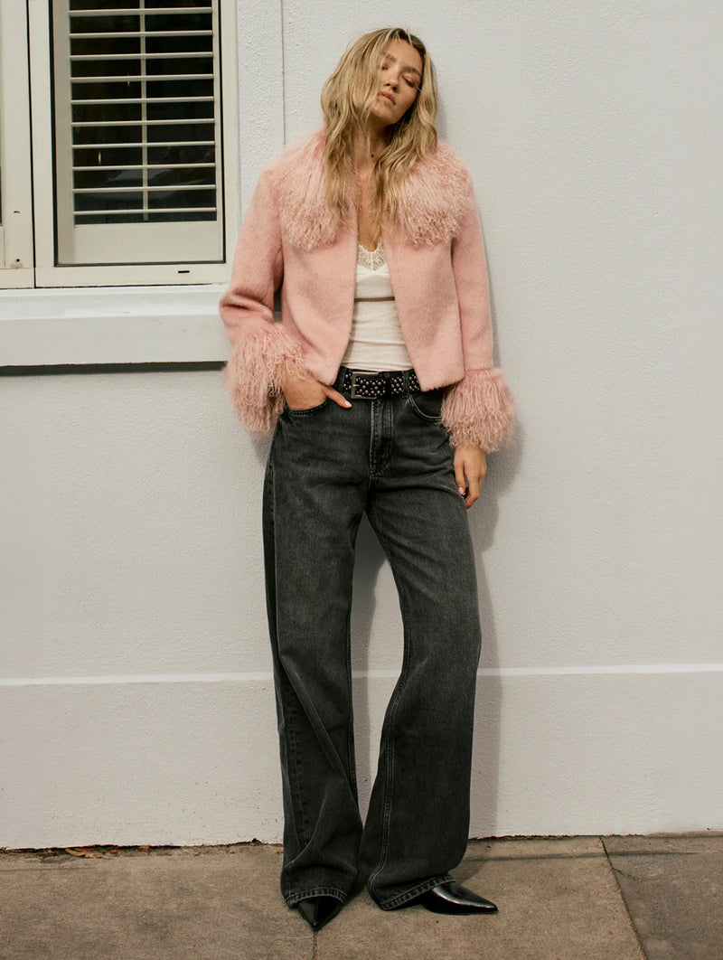 Dolly Jacket in Strawberry Milk