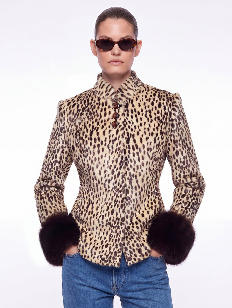 Dolly Jacket in Leopard