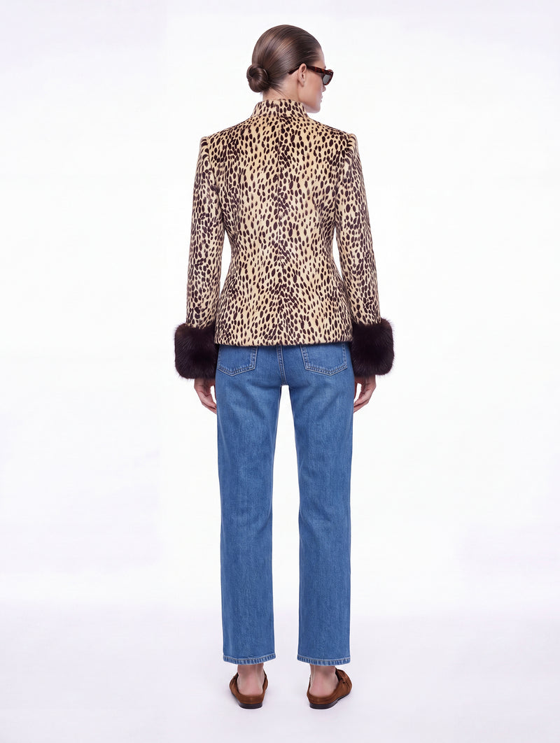Dolly Jacket in Leopard