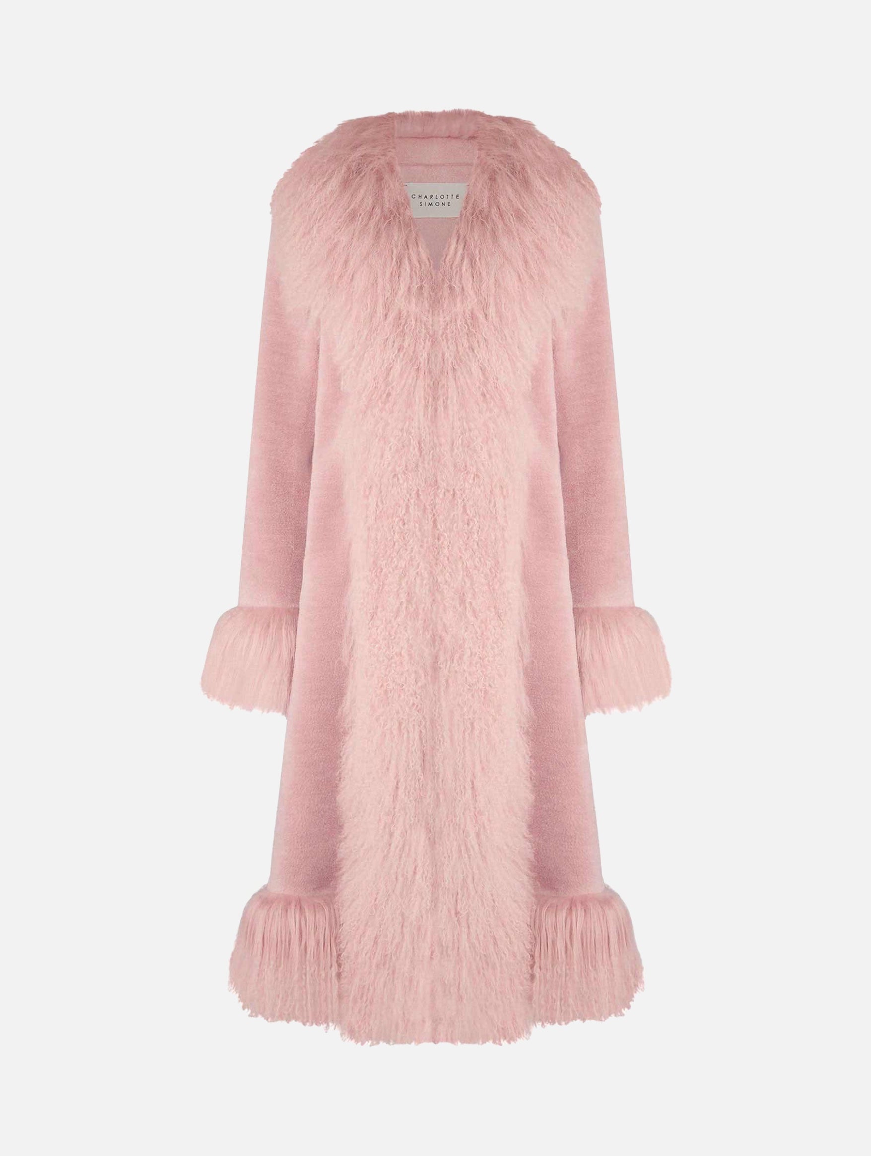 Donna Coat in Rose Pink