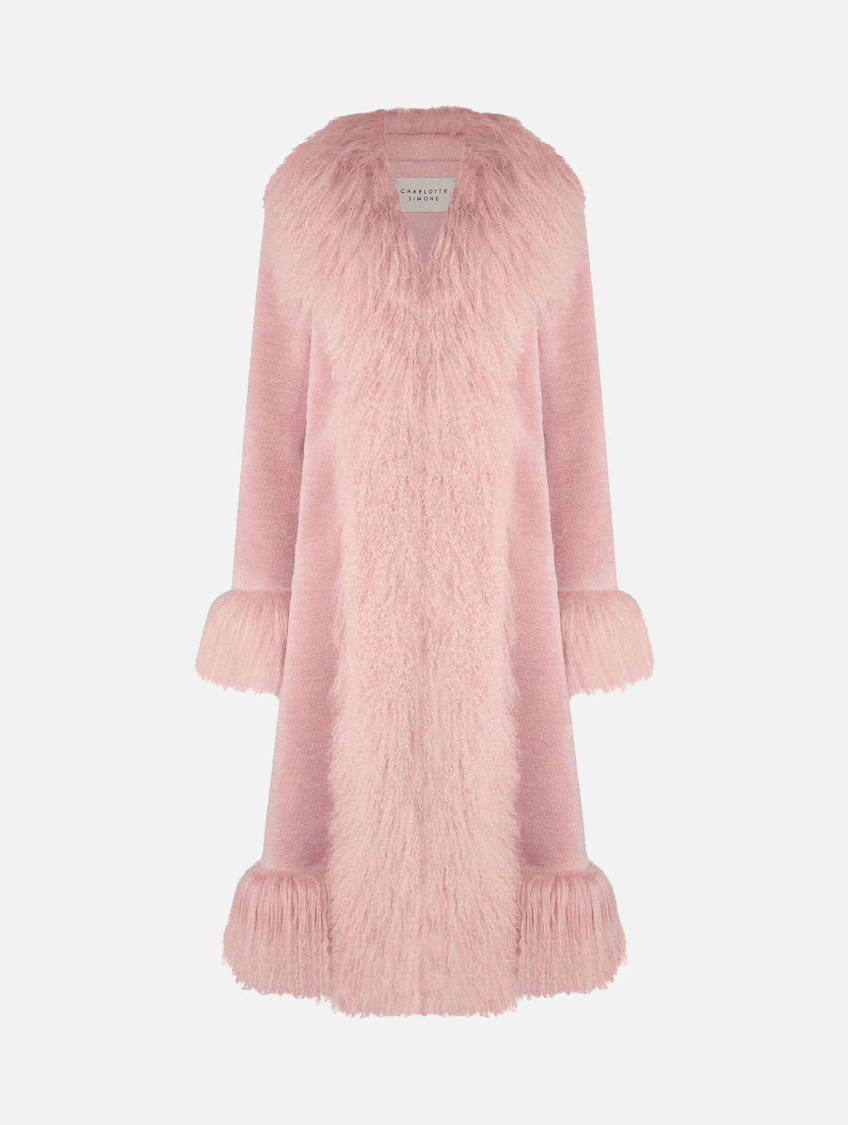 Donna Coat in Rose Pink