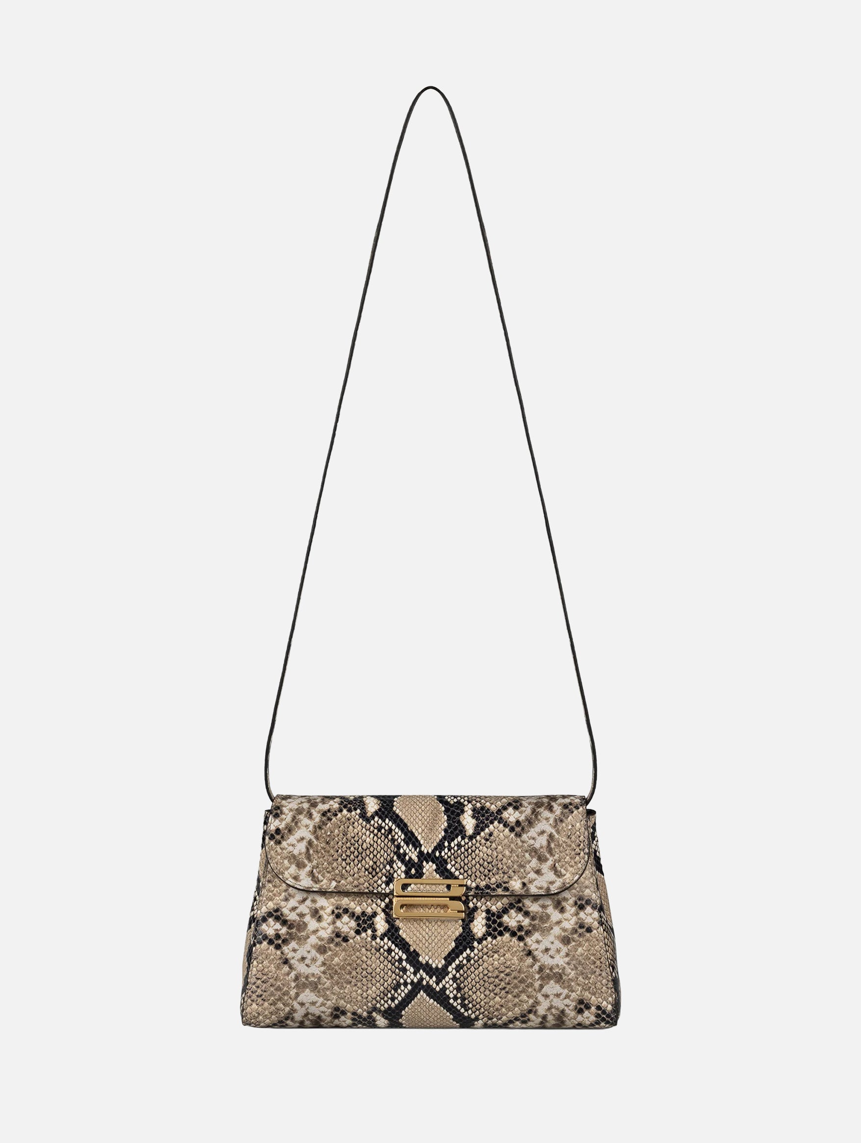 Dorian Trapeze Bag in Natural Brown