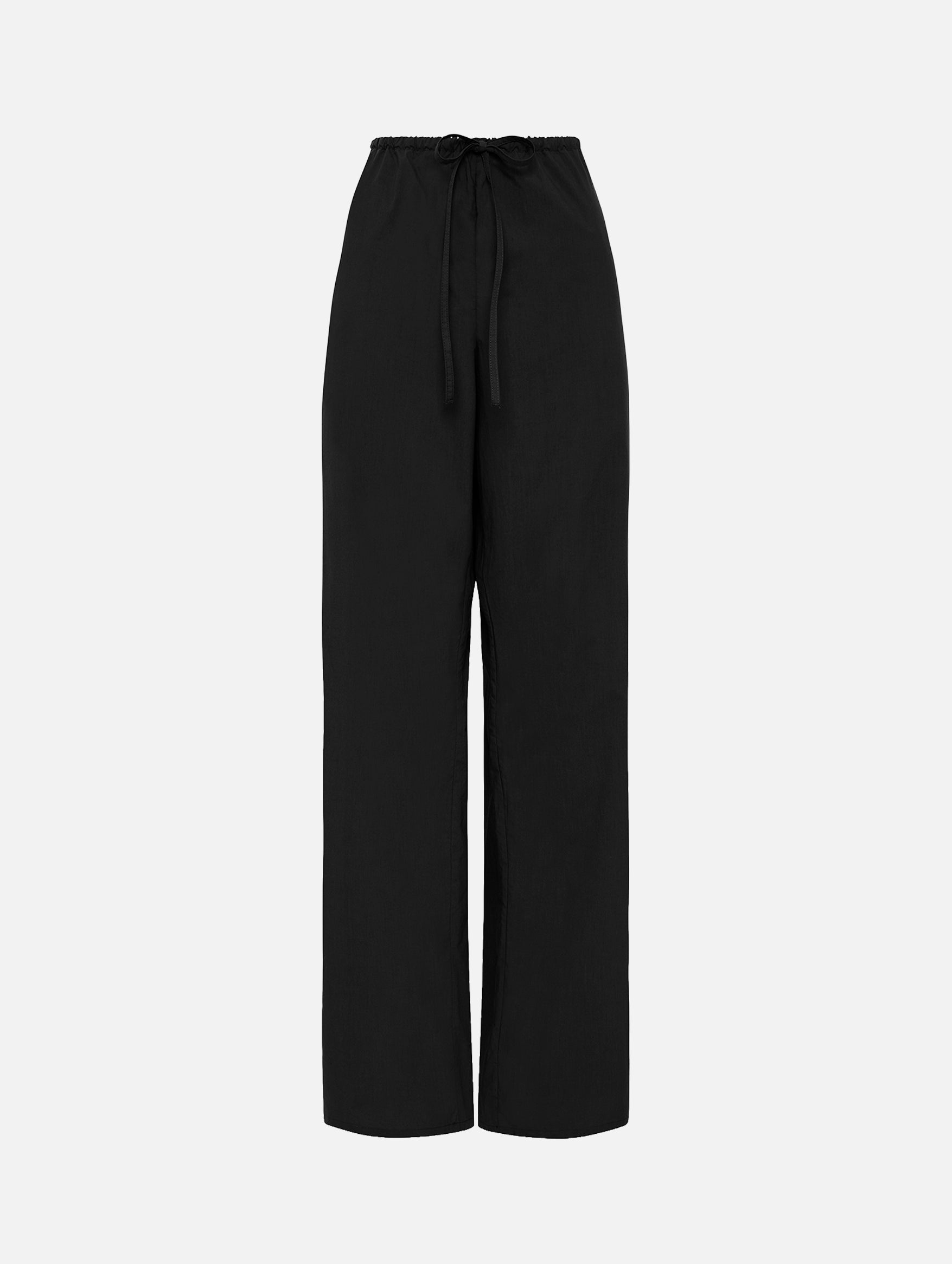 Drawcord Pant in Black