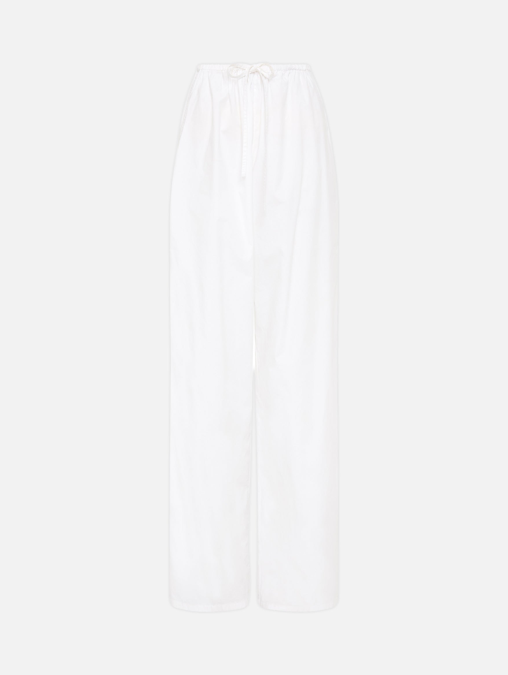 Drawcord Pant in White