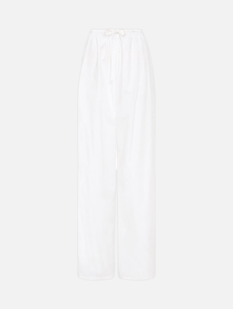 Drawcord Pant in White