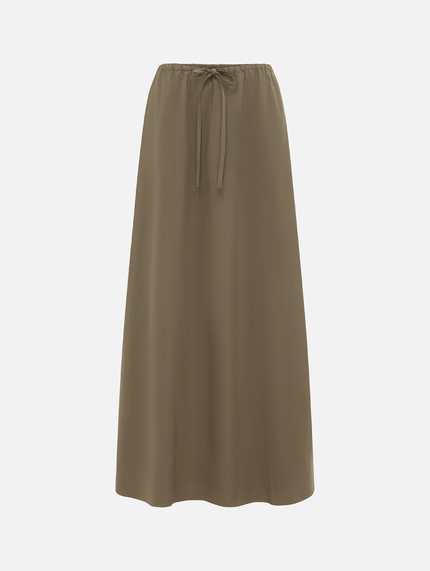 Drawcord Skirt in Birch