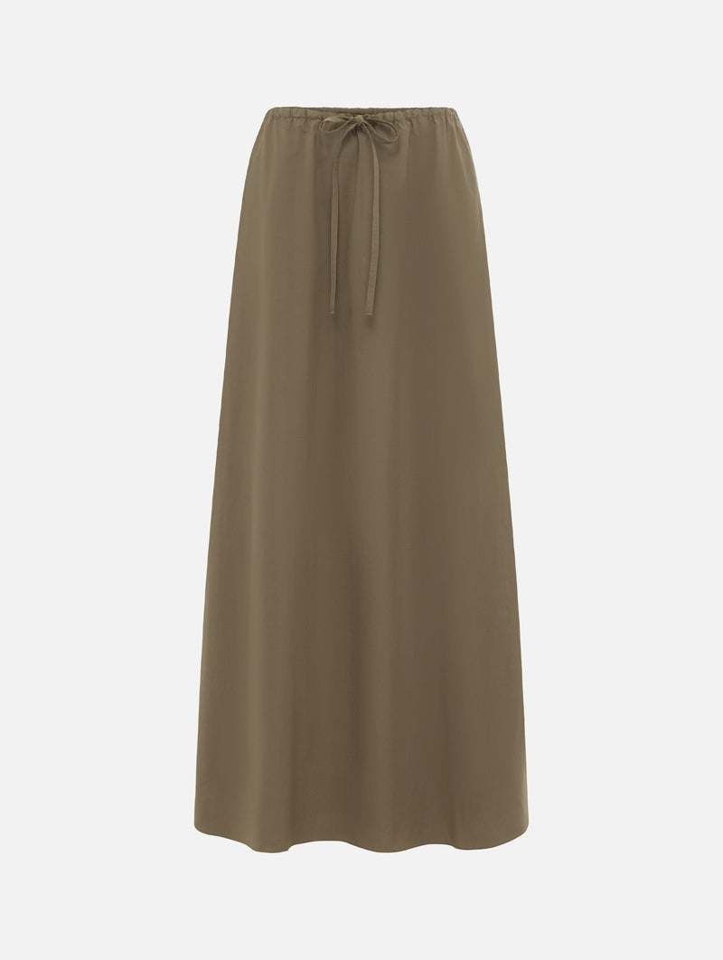 Drawcord Skirt in Birch