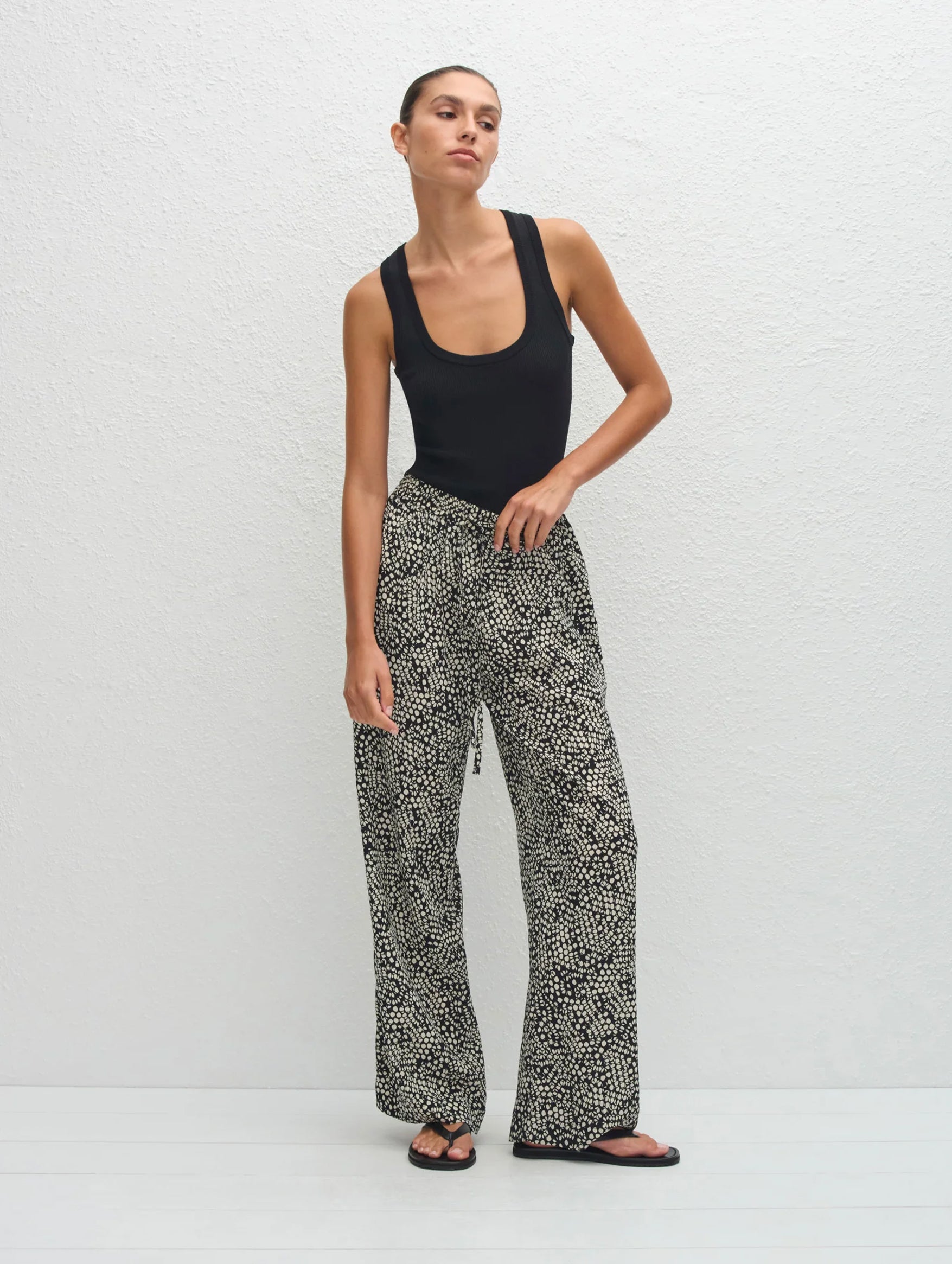 Drawstring Trouser in Kyoto