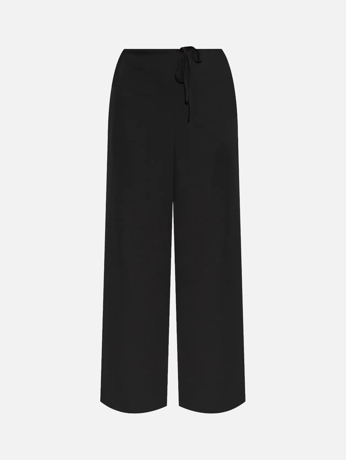 Classic Drawstring Trouser in Black