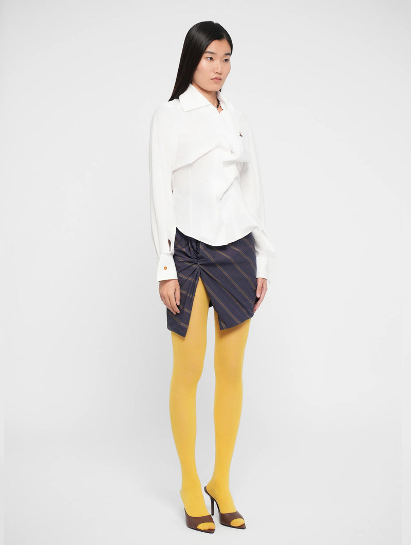 Drunken Long Sleeve Shirt in White