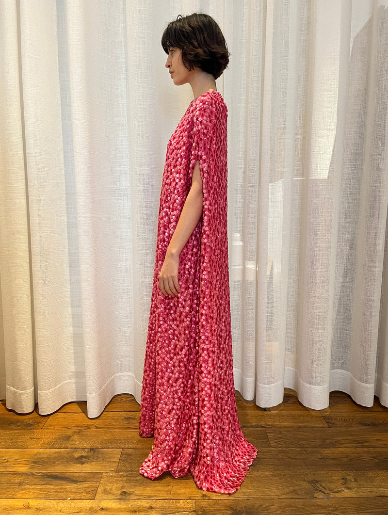 Eleonore Dress in Rapture Rose Fil Coupé
