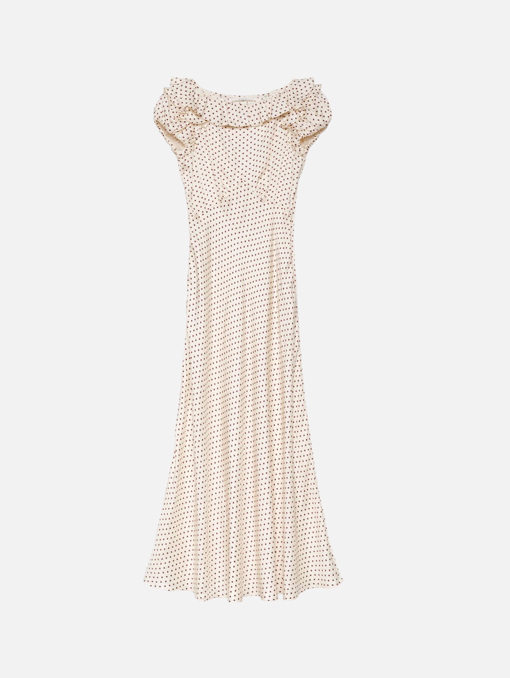 Emerence Dress in Crème Portia Dot