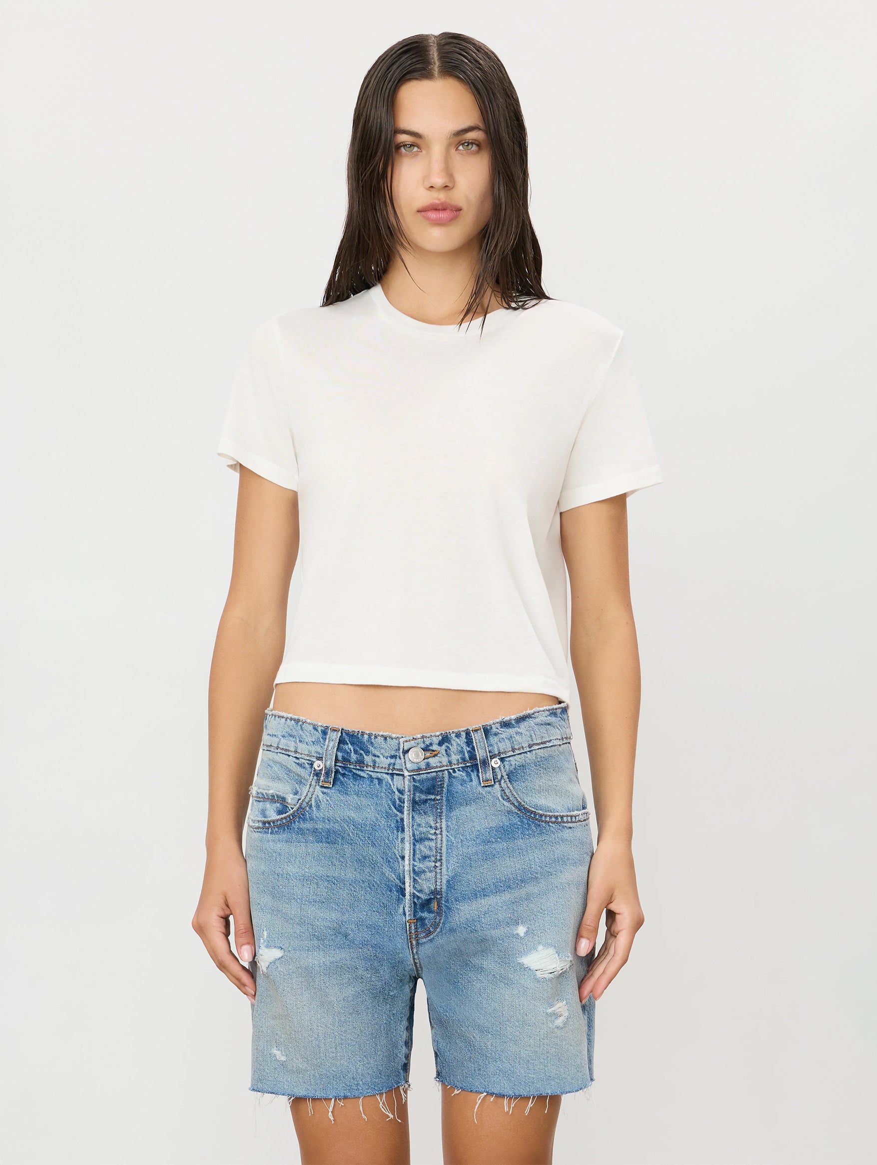 Emmett Denim Short in Light Indigo