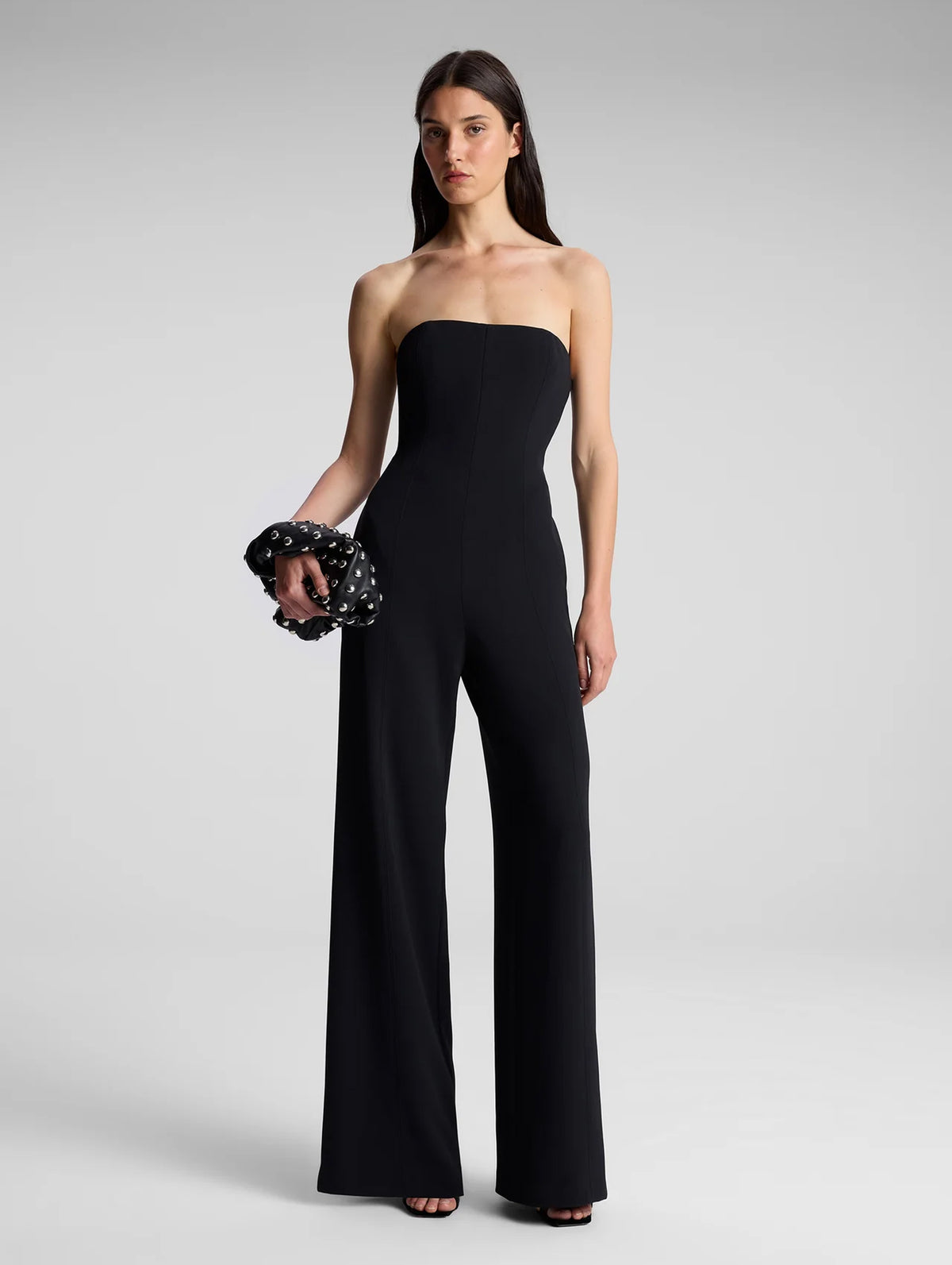 Eden Strapless Jumpsuit in Black