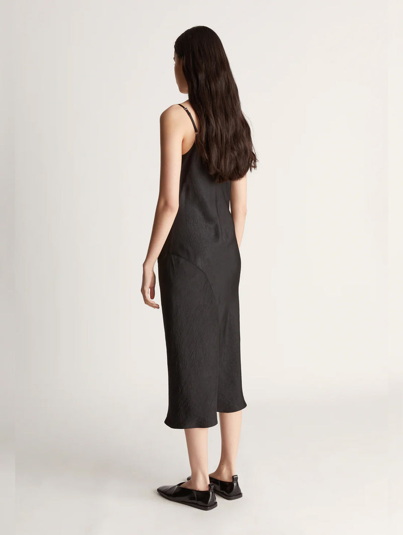 Eden Slip Dress in Black