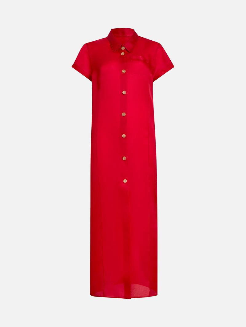 Effy Dress in Raspberry