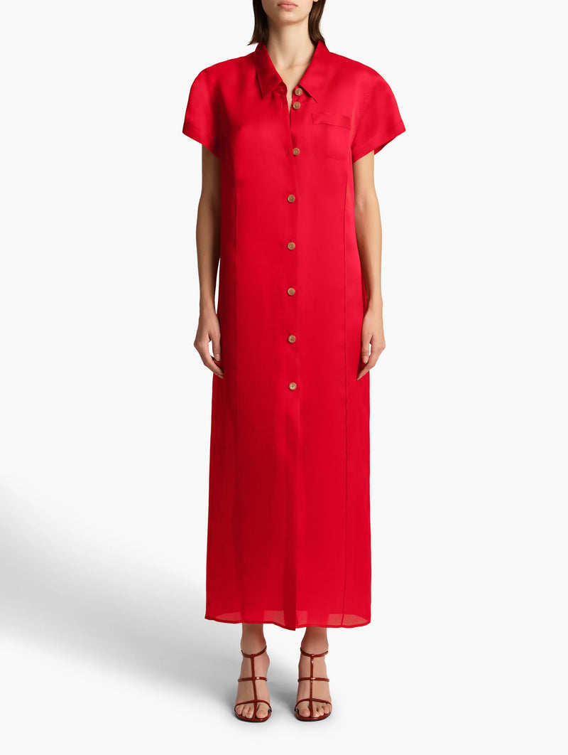 Effy Dress in Raspberry