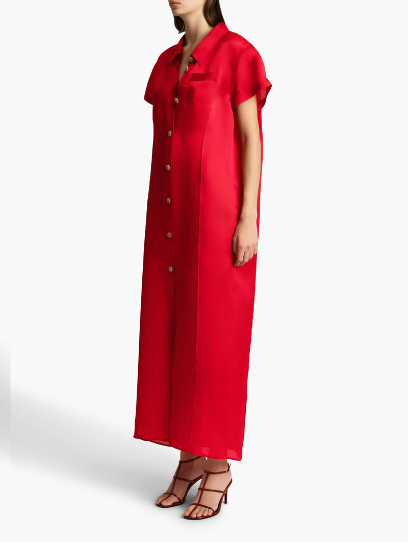 Effy Dress in Raspberry