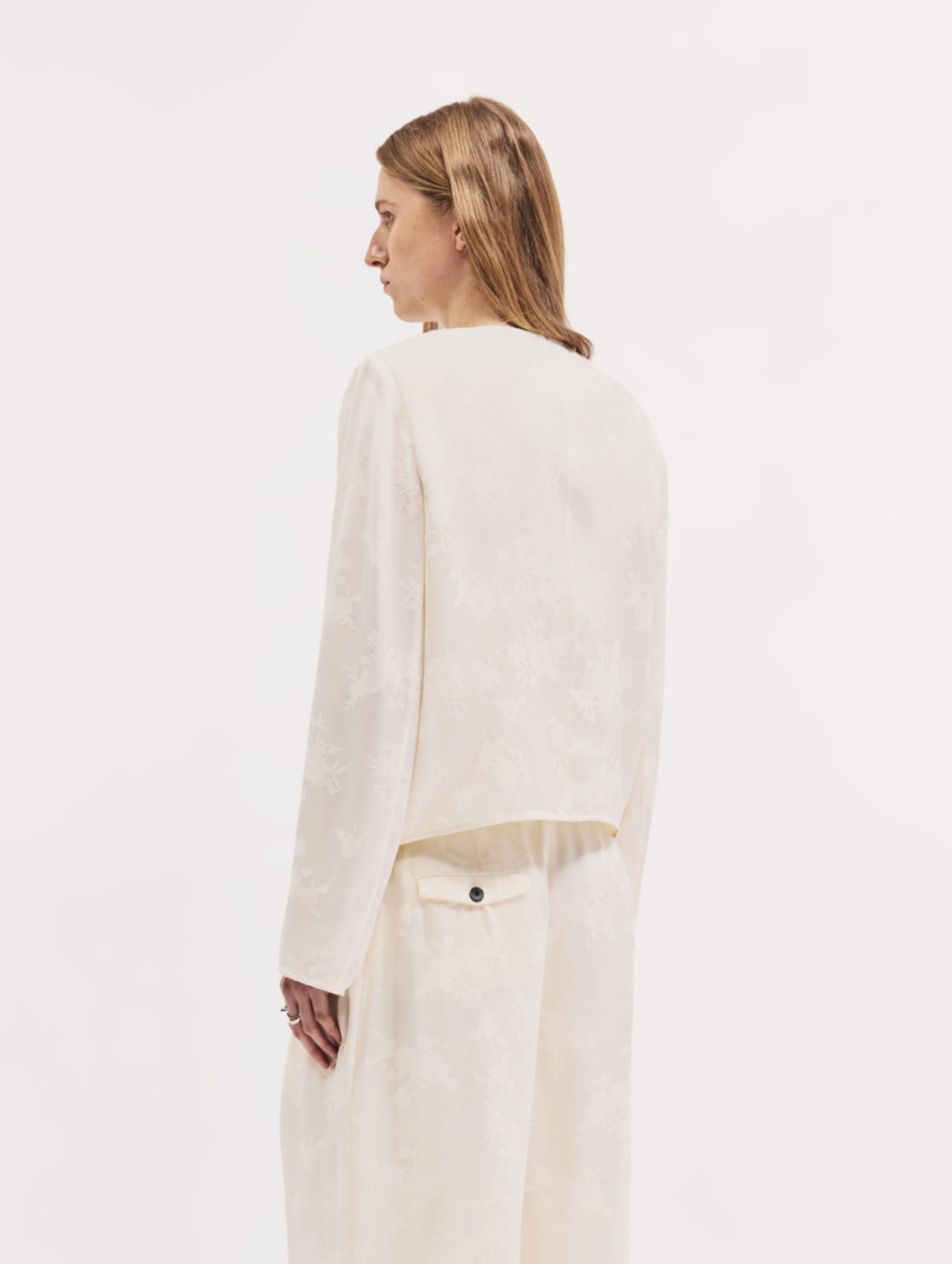 Eileen Top in Ivory Tapestry