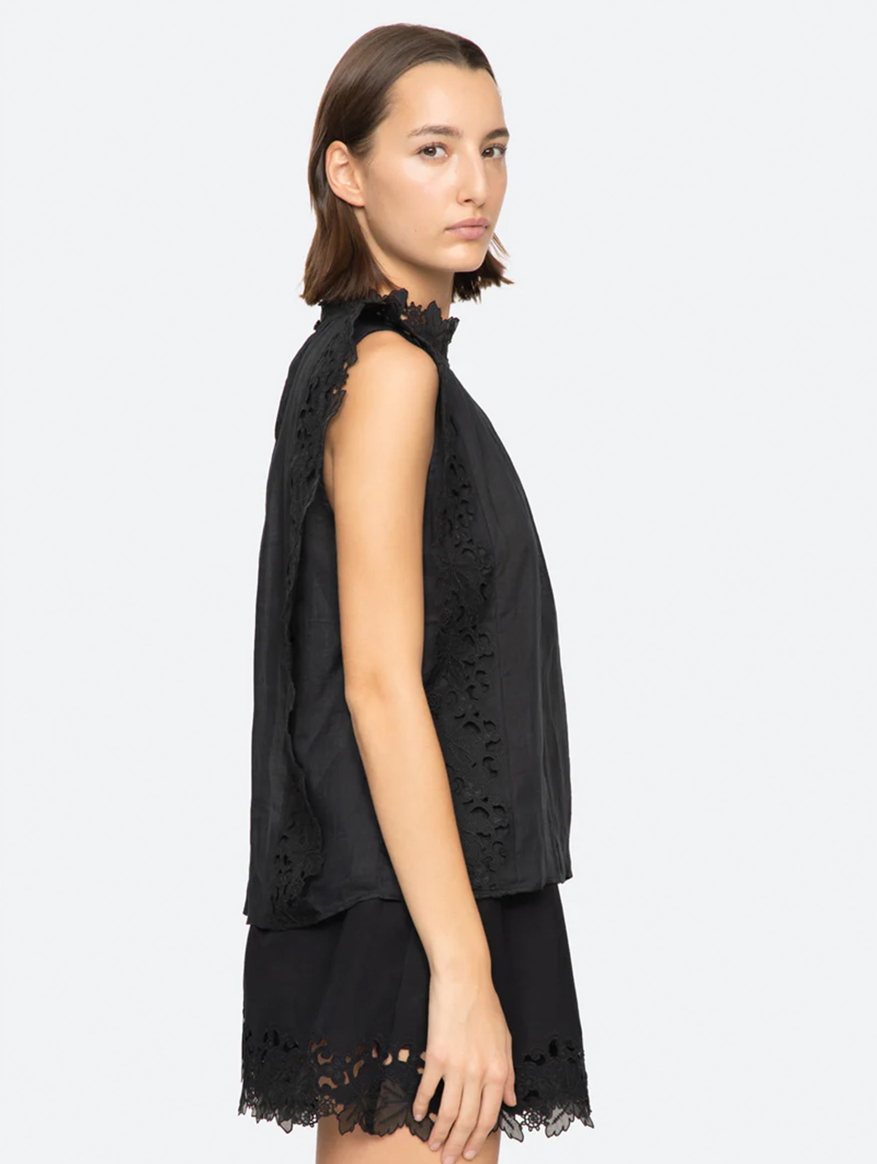 Eleannora Top in Black