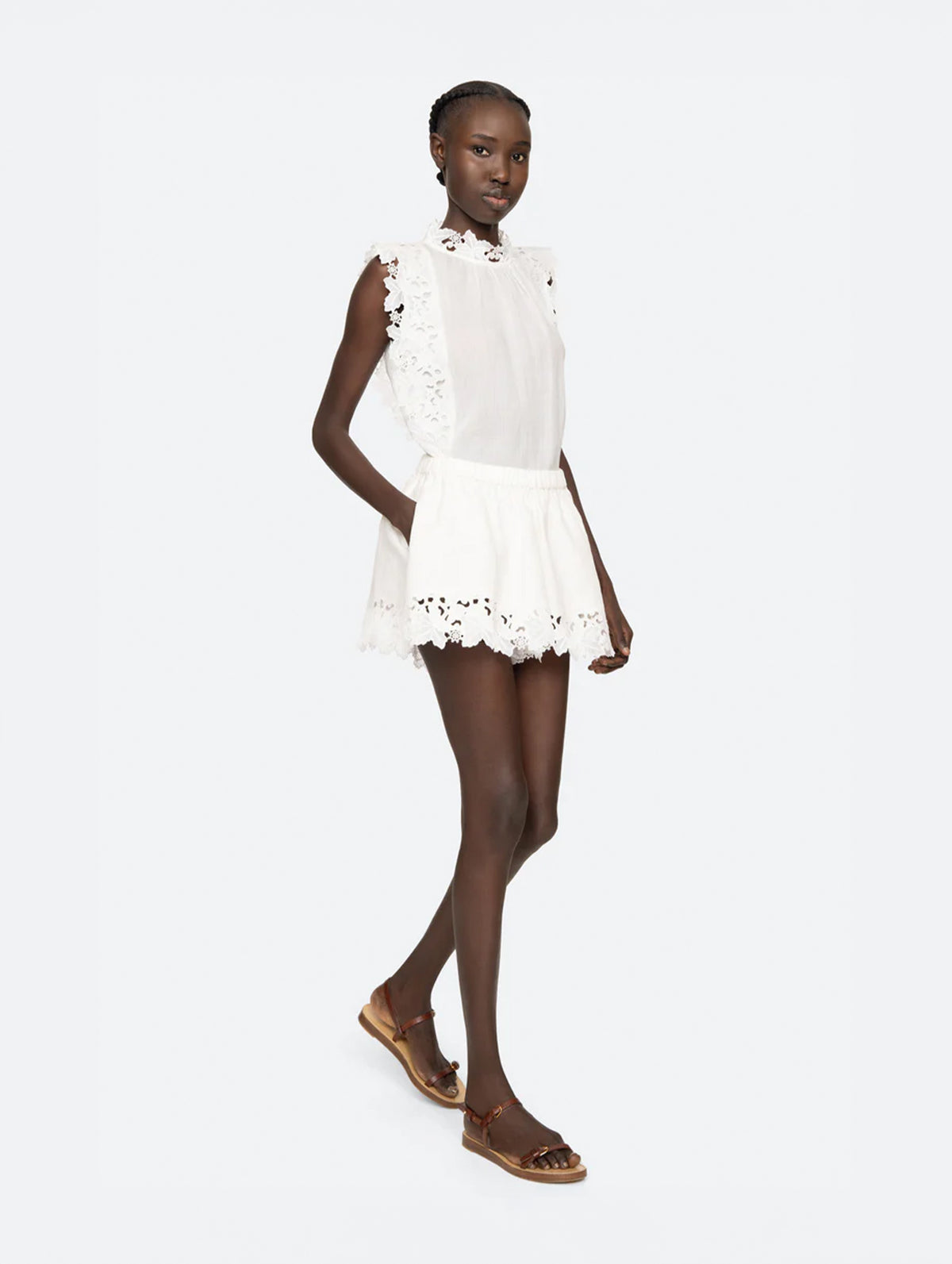 Eleannora Top in White