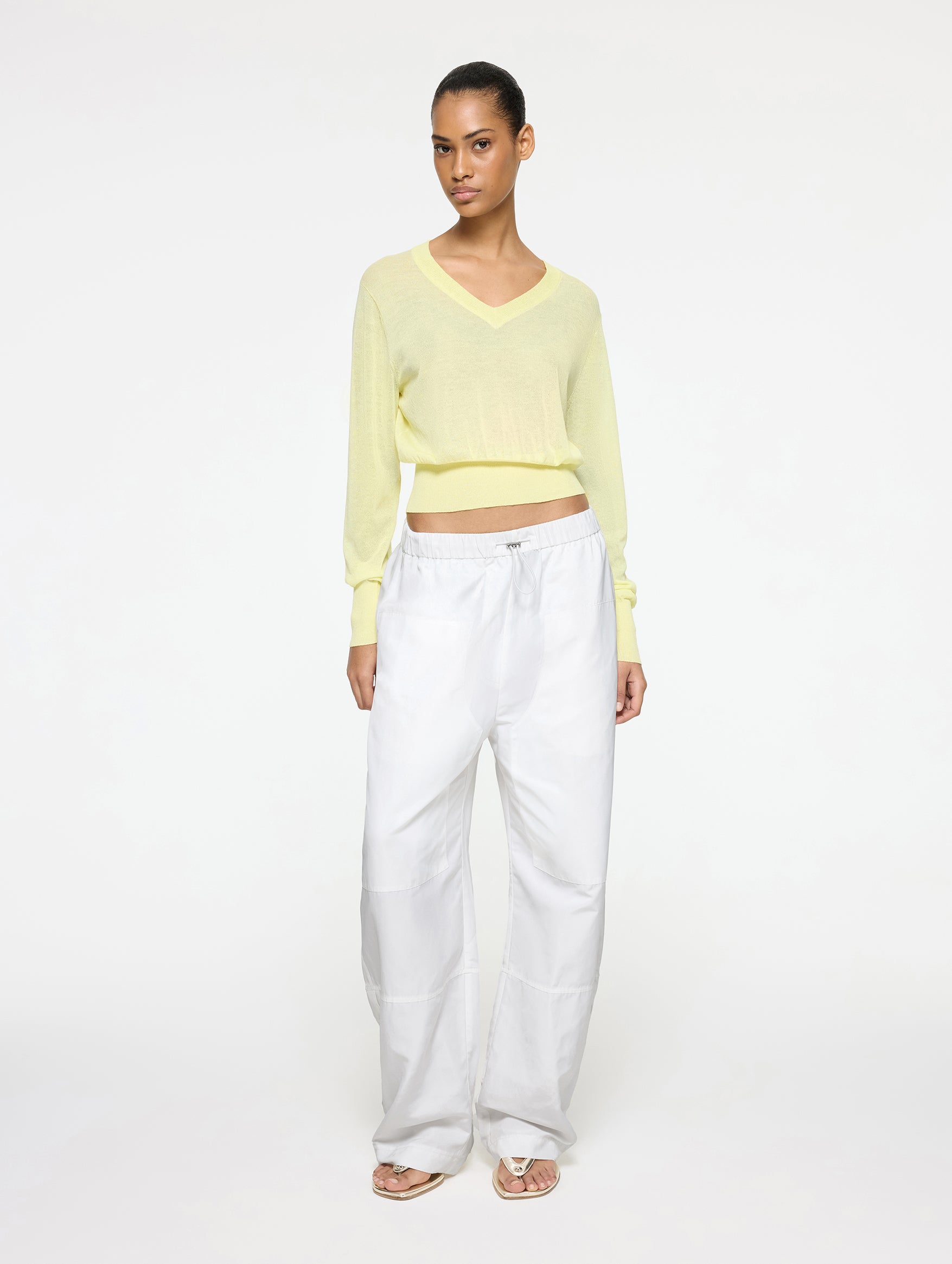 Elemental Parachute Pants in White