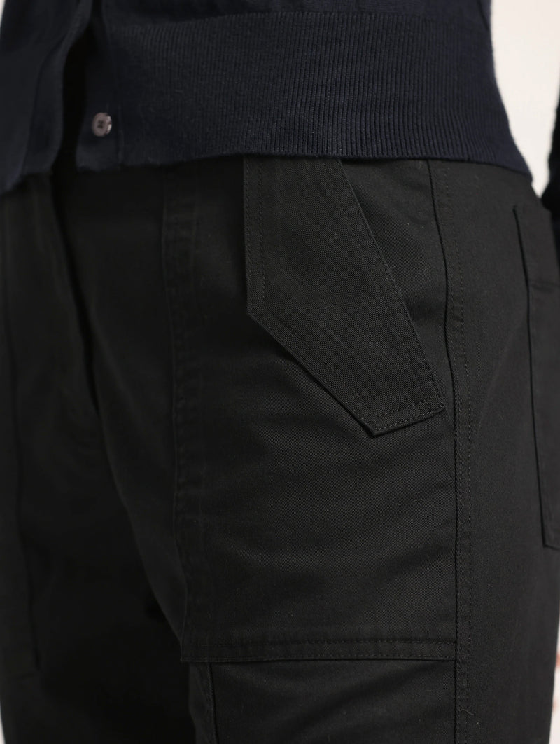 Elian Utility Pant in Black