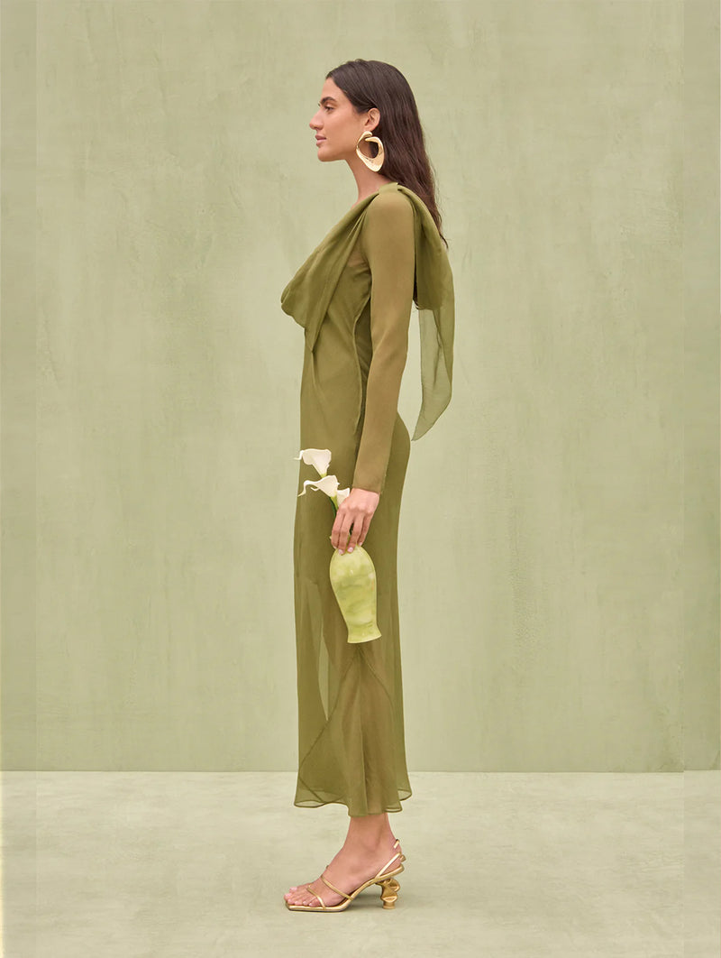 Eline Dress in Cedar