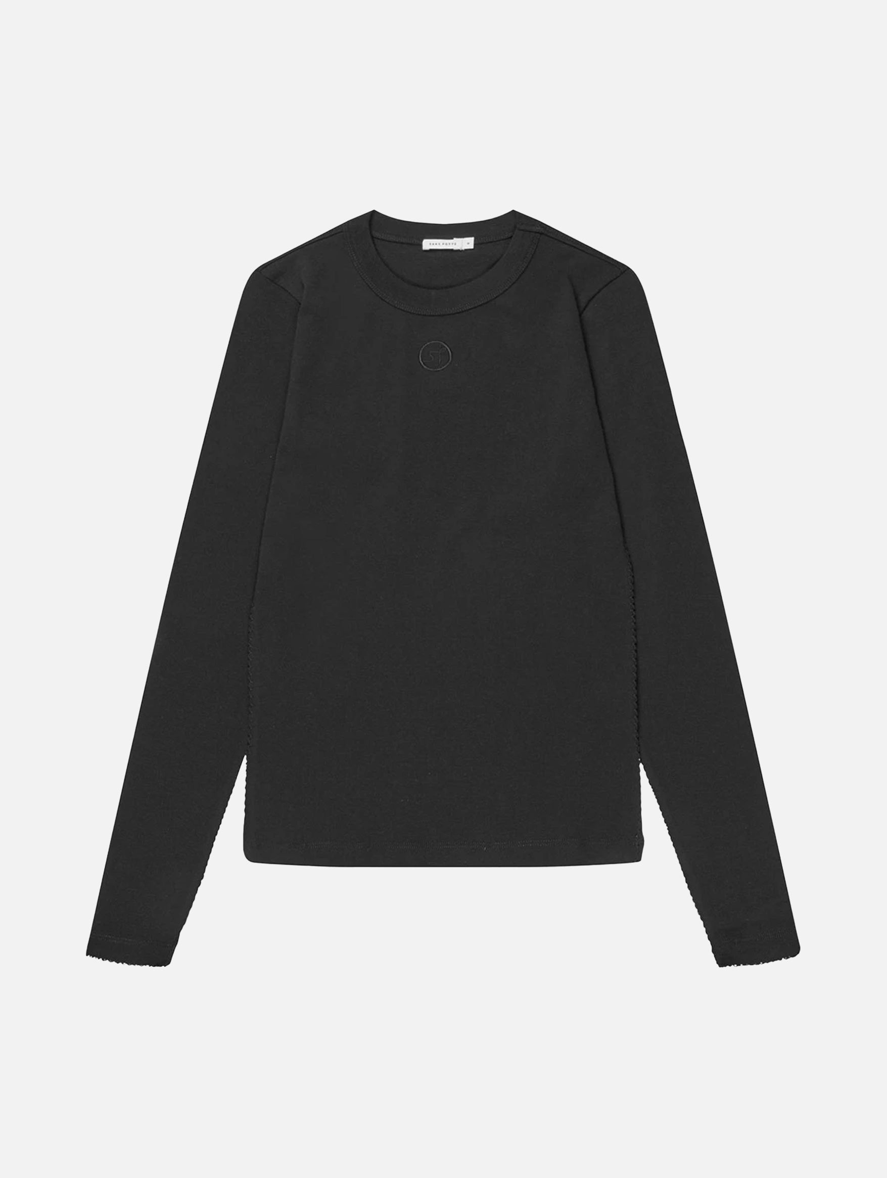 Eloise Long Sleeve Tee in Black