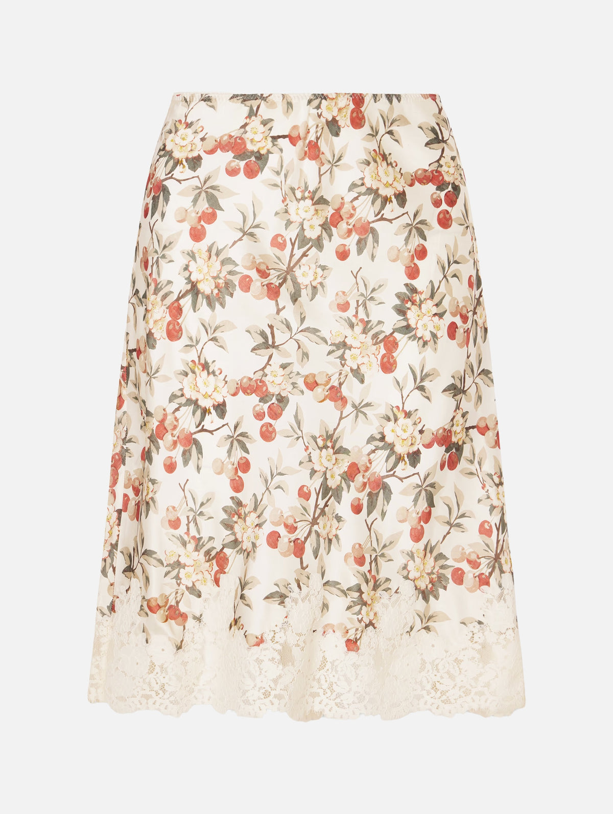 Elowette Skirt in Cerise Et Fleur