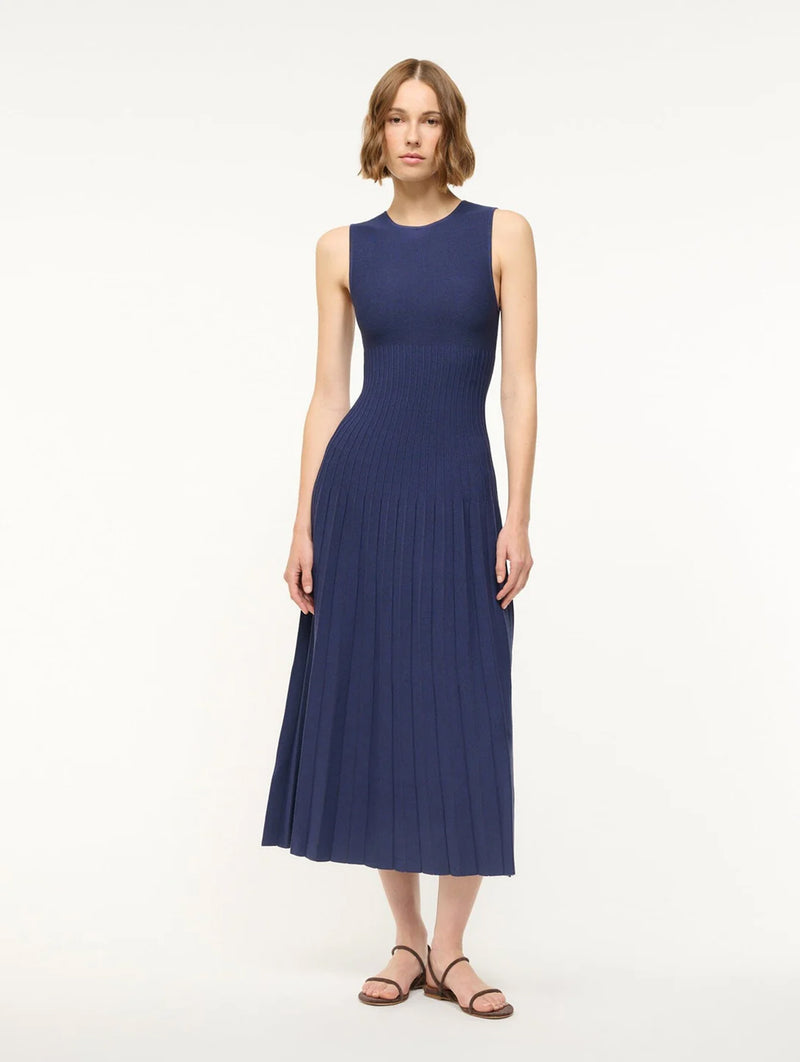 Elyse Dress in Navy