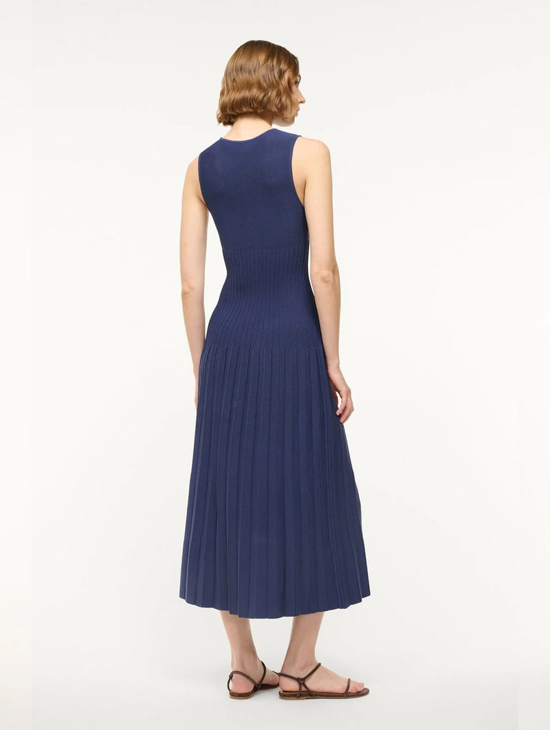 Elyse Dress in Navy