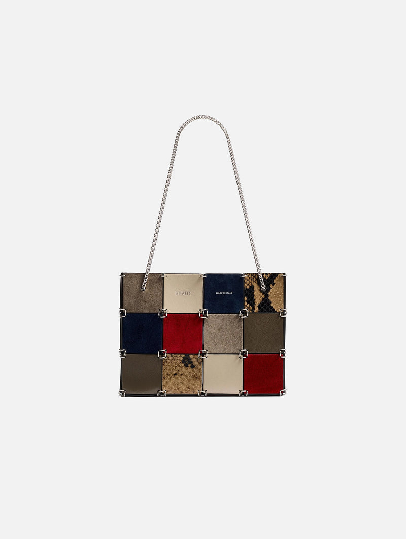Emma Tote Mini in Bordeaux Multi